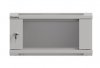 Lanberg Szafa instalacyjna rack wisząca 19 4U 540x350 szara drzwi przeszklone (flat pack)